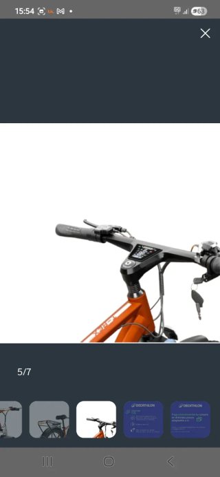 Bicicleta Eléctrica E-Motorad Naranja 27.5