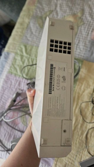 Nintendo Wii Consola Blancac con soporte gris