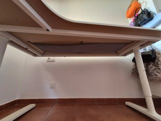 Mesa escritorio/despacho madera y metal
