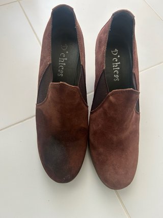 Zapatos D'Chicas ante marrón T40