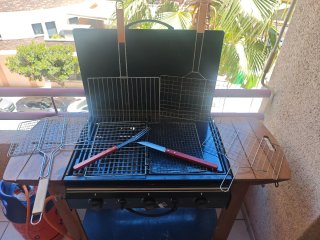 Barbacoa Gas + Bombona - Buen Estado