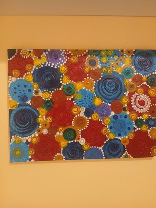 Quadro astratto "Danza gioiosa dell'anima"