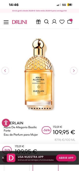 Guerlain Aqua Allegoria Mandarine Basilic EDT 125m