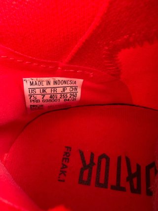 Botas fútbol Adidas Predator Freak1FG talla 40 2/3