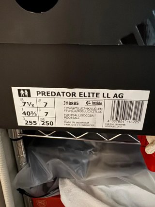 Botas fútbol Adidas Predator Freak1FG talla 40 2/3
