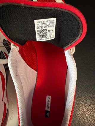 Zapatillas Adidas Adizero Rojas y Blancas
