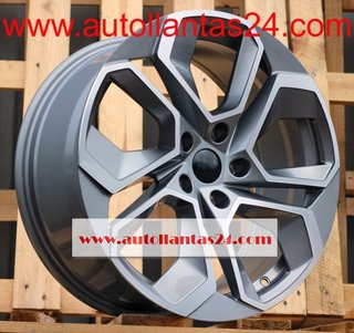 8811 JUEGO DE 4 LLANTAS SKODA GREY METAL r015895
