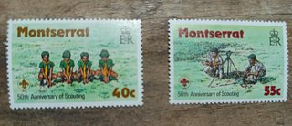 Montserrat Francobolli Scoutismo 1970-79 MNH