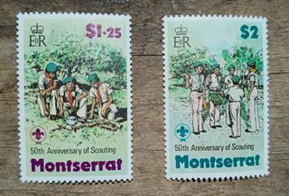 Montserrat Francobolli Scoutismo 1970-79 MNH