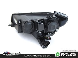 FAROS DELANTEROS FULL LED NEGROS PARA VW CADDY 2020-