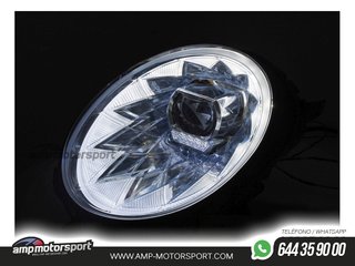 FAROS DELANTEROS LED PARA MINI COOPER CROMADOS 2014-2021