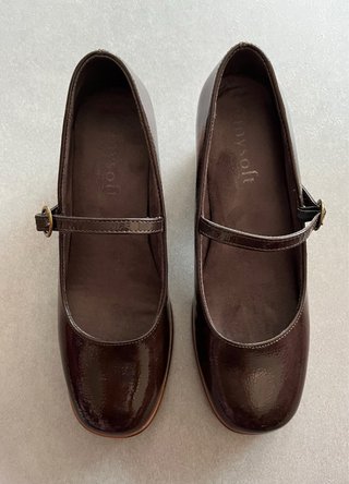 Zapatos Mysoft Marrones Tacón