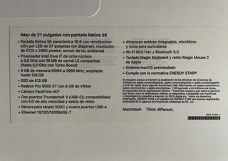 iMac Retina 5K 27 2020 - 8 GB RAM