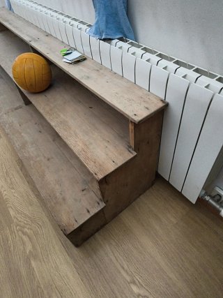 Estantería de madera de 3 niveles