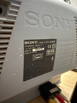 TV Sony Trinitron FD azul aqua OFERTA