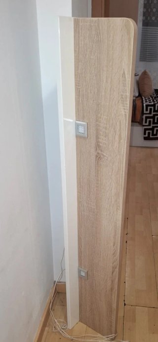 Estantería Mueble Beige y Blanco