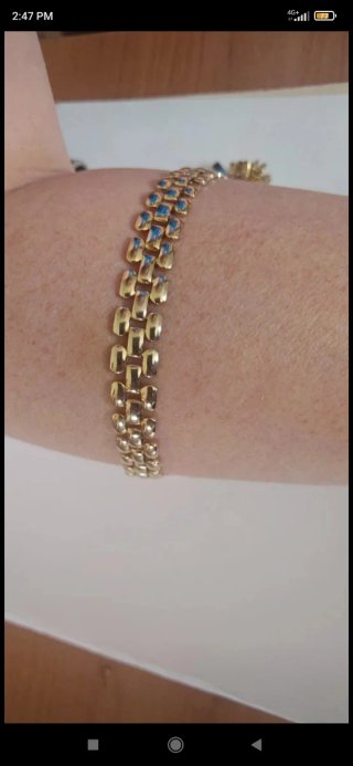 Collar chapado en oro