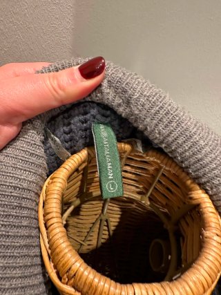 Cardigan Piazza Italia blu/grigio