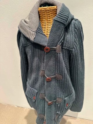 Cardigan Piazza Italia blu/grigio