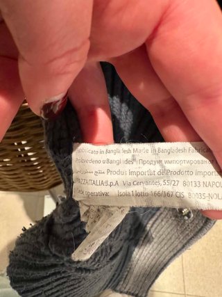 Cardigan Piazza Italia blu/grigio