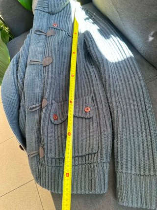 Cardigan Piazza Italia blu/grigio