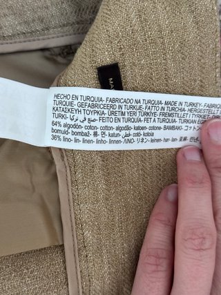 Pantalón lino Massimo Dutti