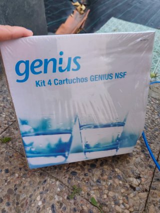 Osmosis Genius NSF+pack cartuchos sin estrenar+gri