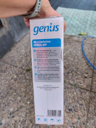 Osmosis Genius NSF+pack cartuchos sin estrenar+gri
