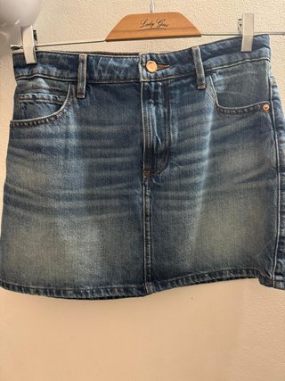 Gonna Zara denim blu taglia 36