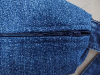 Bandolera denim hecho a mano