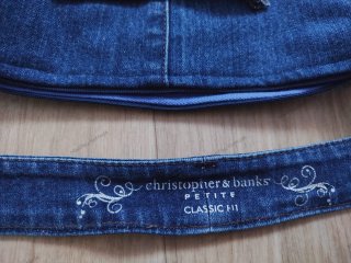 Bandolera denim hecho a mano