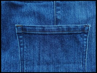 Bandolera denim hecho a mano