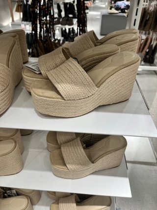 Zapatillas de plataforma beige