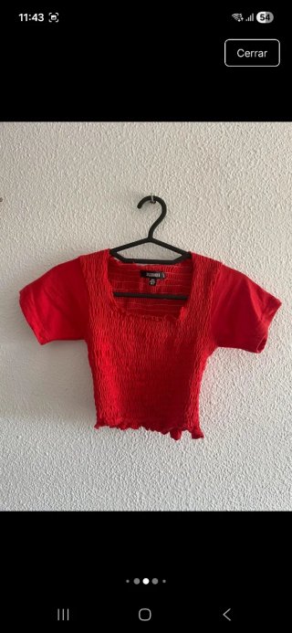 Confezione di 2 top Missguided taglia S nero e rosso