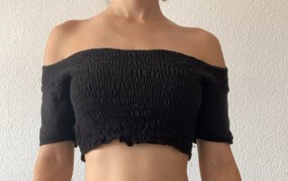 Confezione di 2 top Missguided taglia S nero e rosso