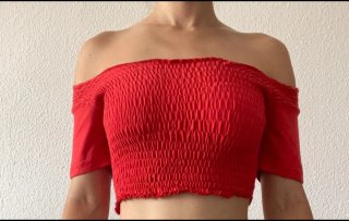 Confezione di 2 top Missguided taglia S nero e rosso