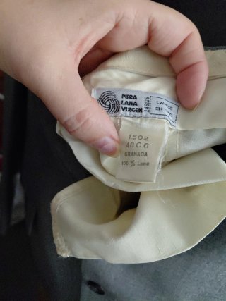 Traje chaqueta gris