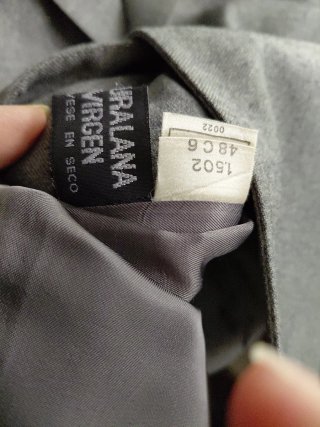 Traje chaqueta gris