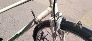 Bicicleta de paseo marca G.A.C. color blanca,
