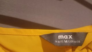 Vestido largo amarillo con tirantes