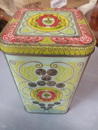 Scatola di latta vintage Droste's cacao Holland