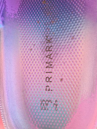 Sandalias mujer Primark azul y morado
