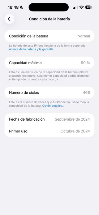 iPhone 16 Pro Max Dorado/Plateado