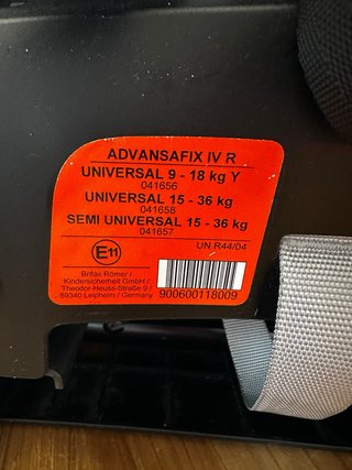 Seggiolino auto Britax Römer blu