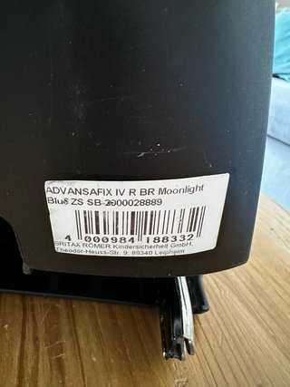 Seggiolino auto Britax Römer blu