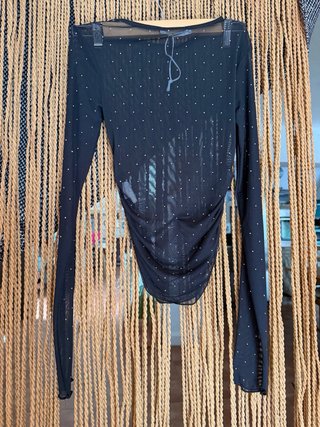 Top Pull&Bear Malla Brillante