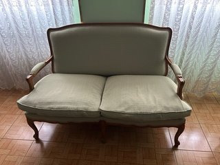 Conjunto mesa y sillones estilo vintage