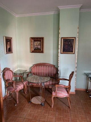 Conjunto mesa y sillones estilo vintage