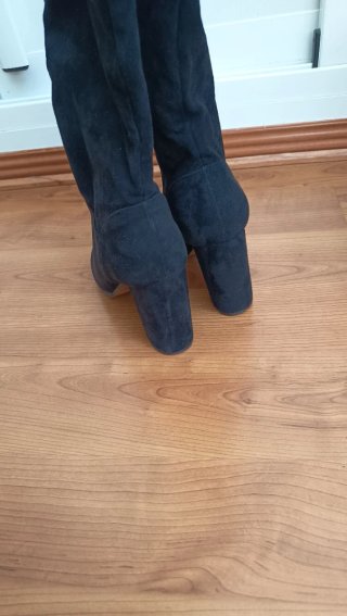 Botas altas de ante