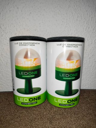 2 Balizas LEDONE Luz de Emergencia Conectada